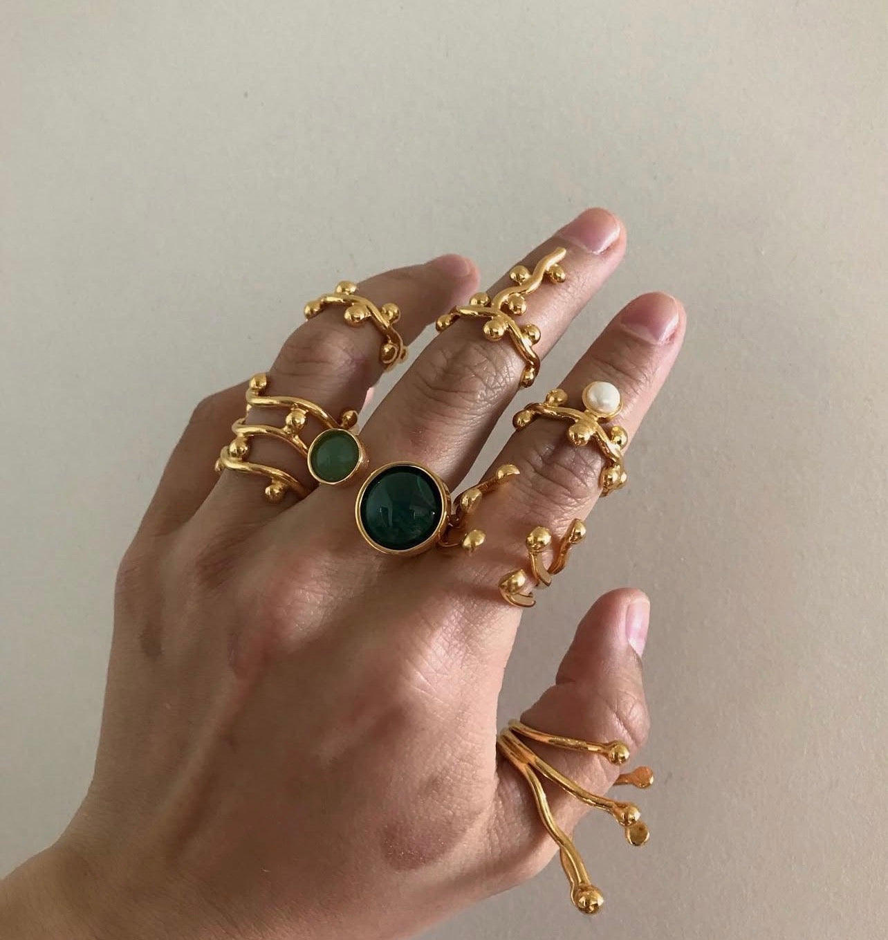 خاتم CURVEZ TRIO CHUNKY