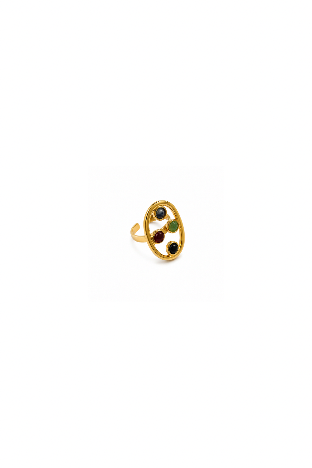 OVAL STONE RING