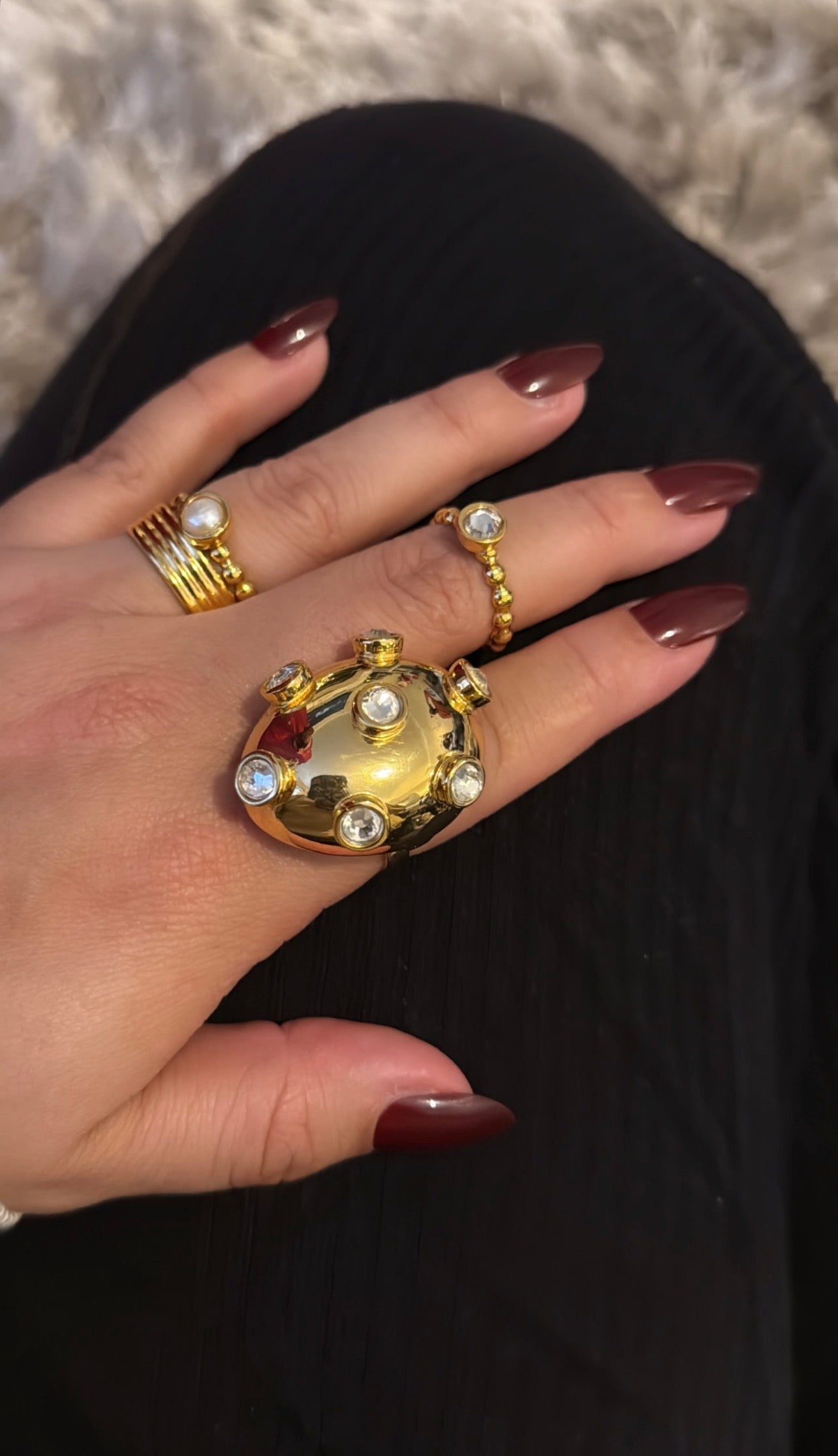 PEARL DOTS RING