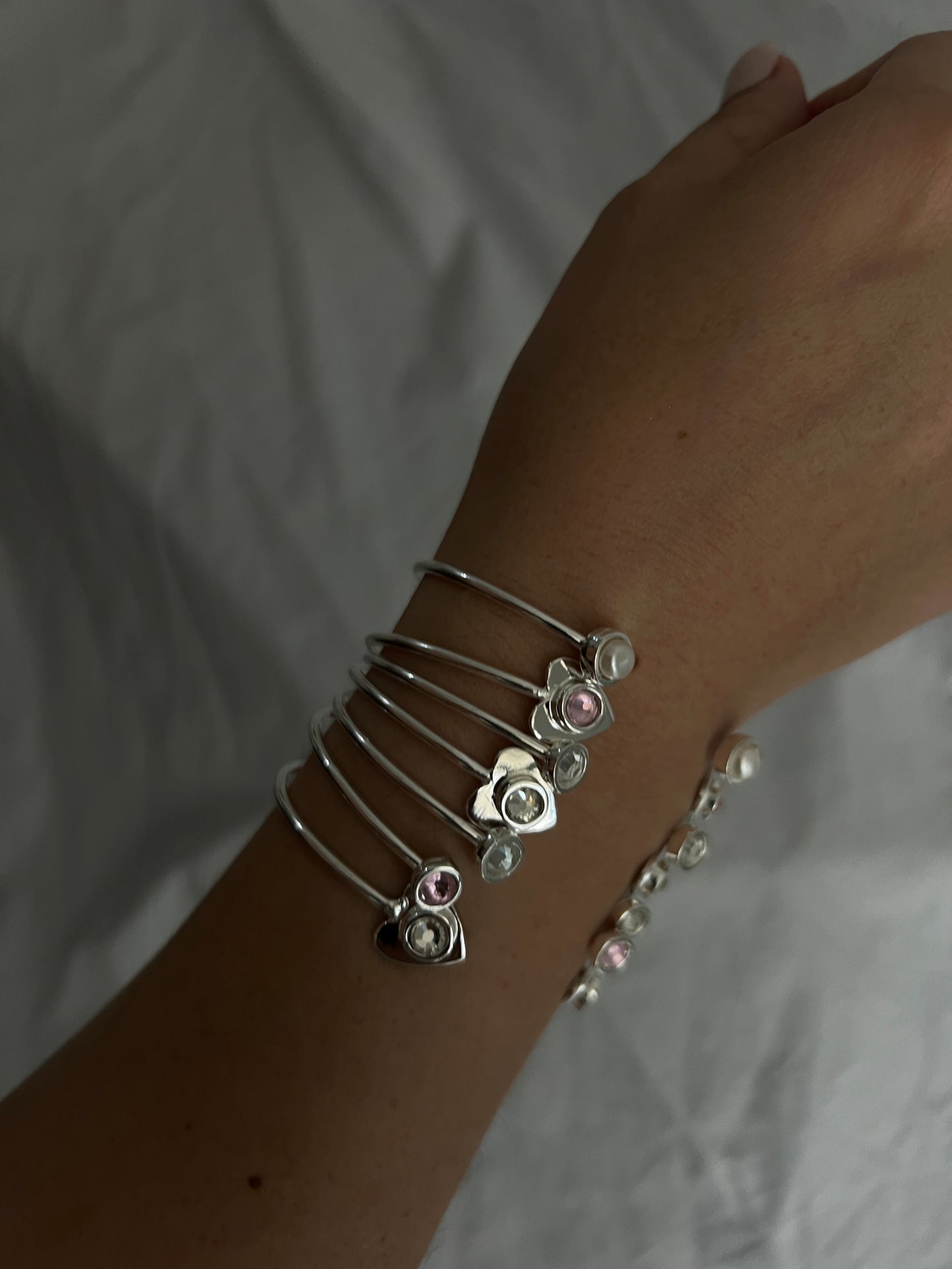 DUO PINK CRYSTAL BRACELET