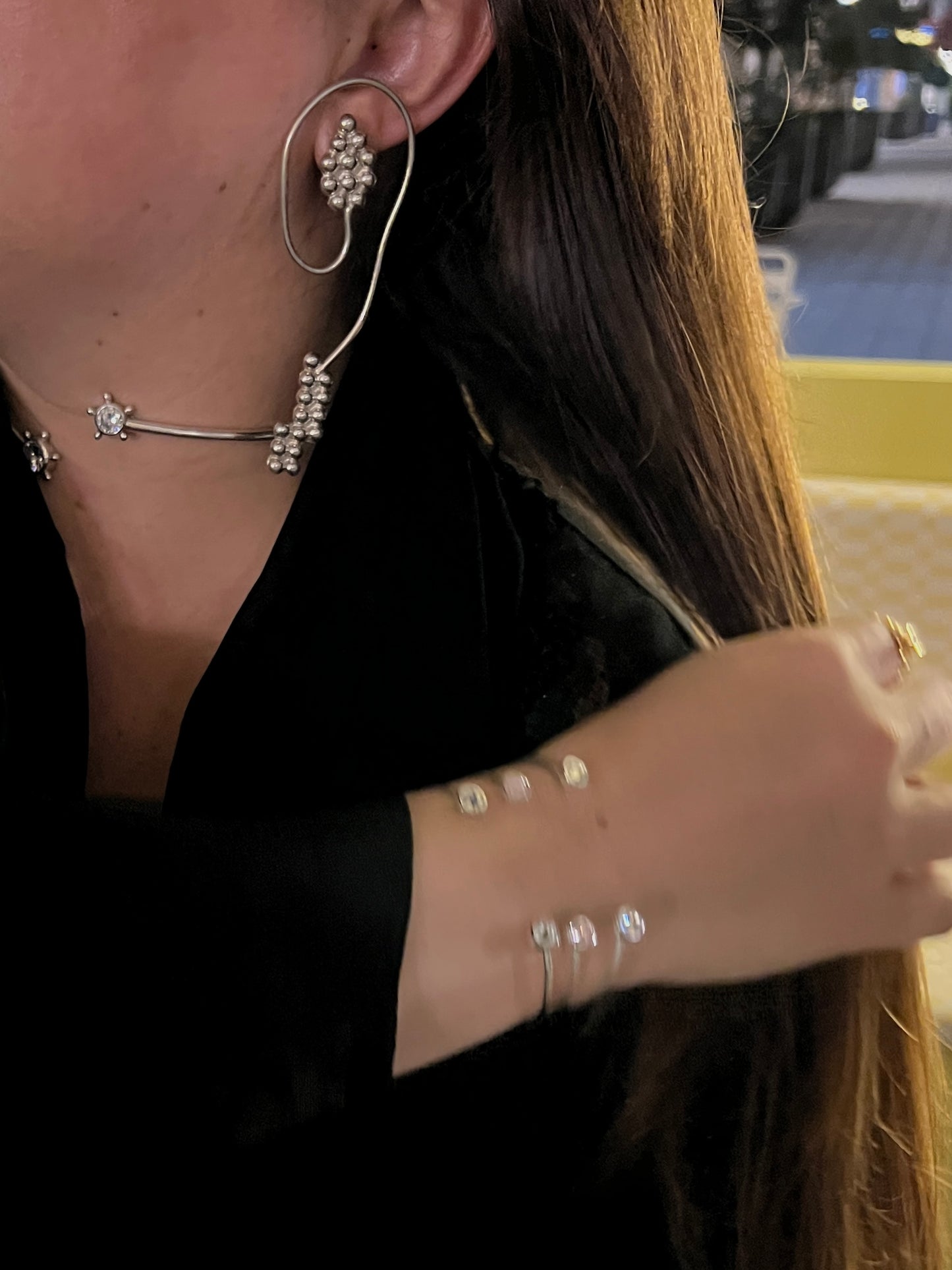 CÅVIAR XOCHI EARRINGS (SILVER)