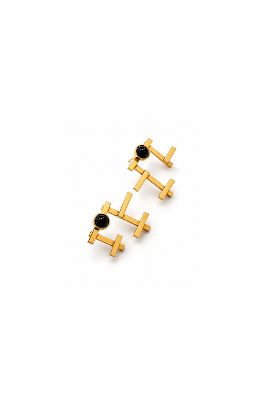 ONYX LINEZ EARRINGS