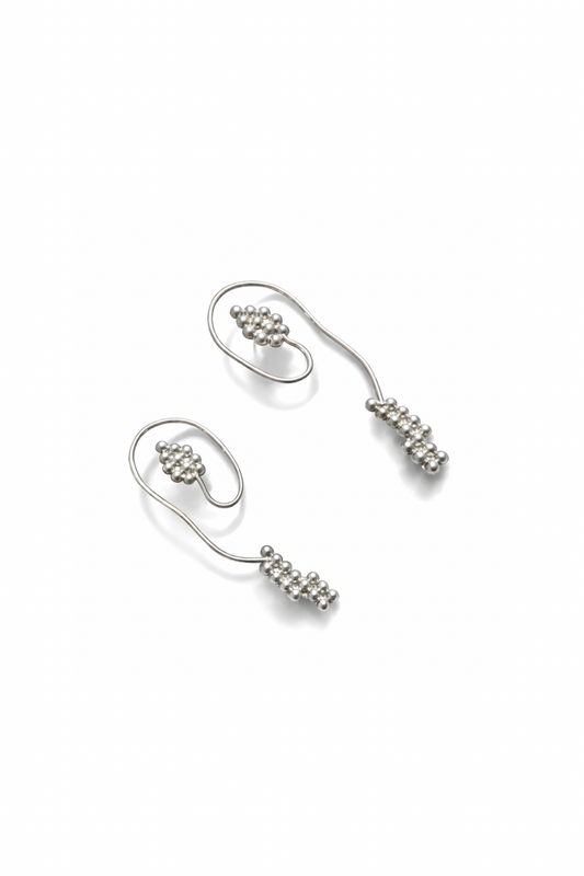 CÅVIAR XOCHI EARRINGS (SILVER)