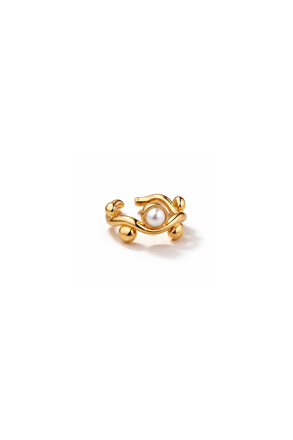 CURVEZ PEARL RING