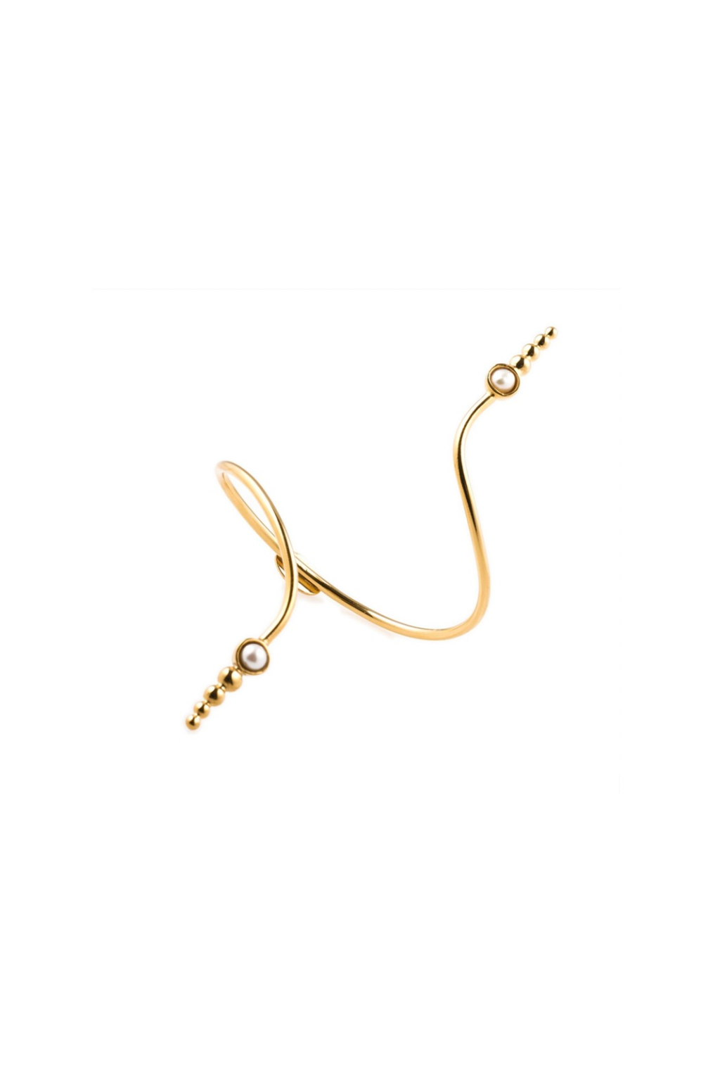 SG SPIRAL PEARL BRACELET