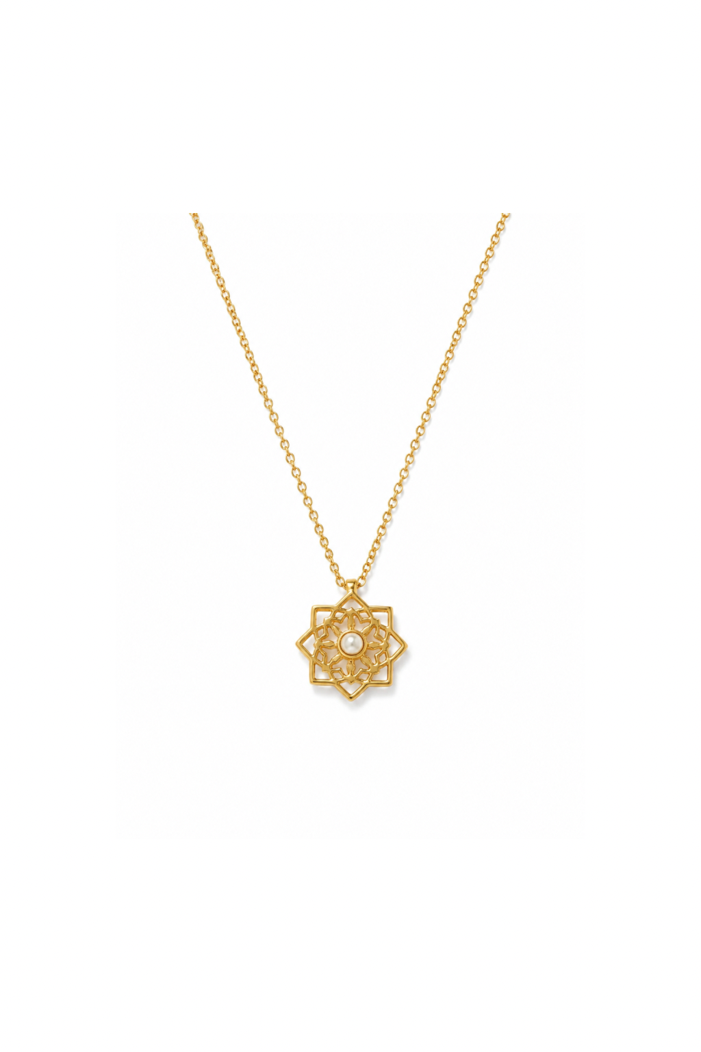 MANDALA PEARL NECKLACE