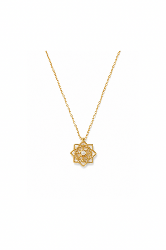 MANDALA PEARL NECKLACE